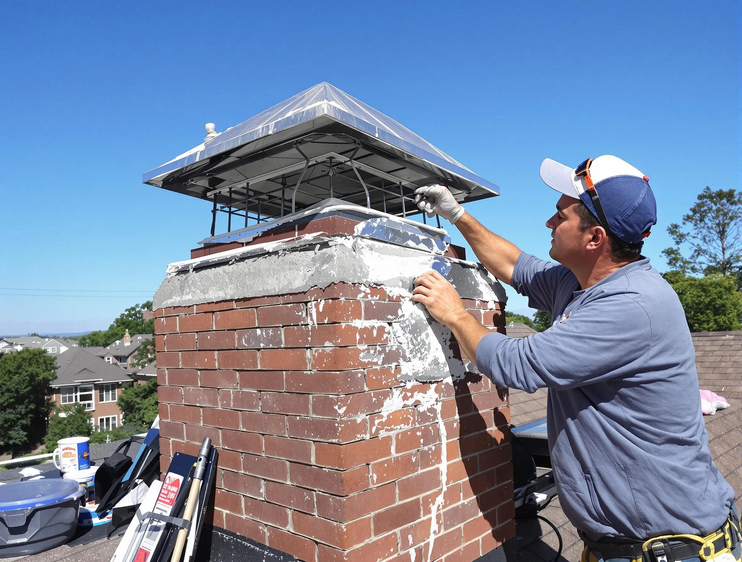 Chimney Crown Services service in Union City, NJ